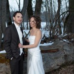 une photo de couple sous la neige en lorraine