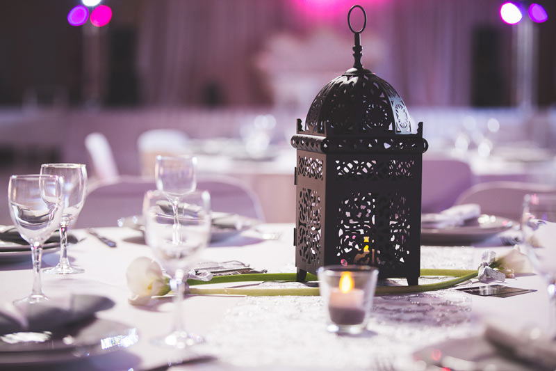 jolie décoration de table lors d'un mariage en lorraine
