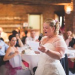 la mariée fait son discours