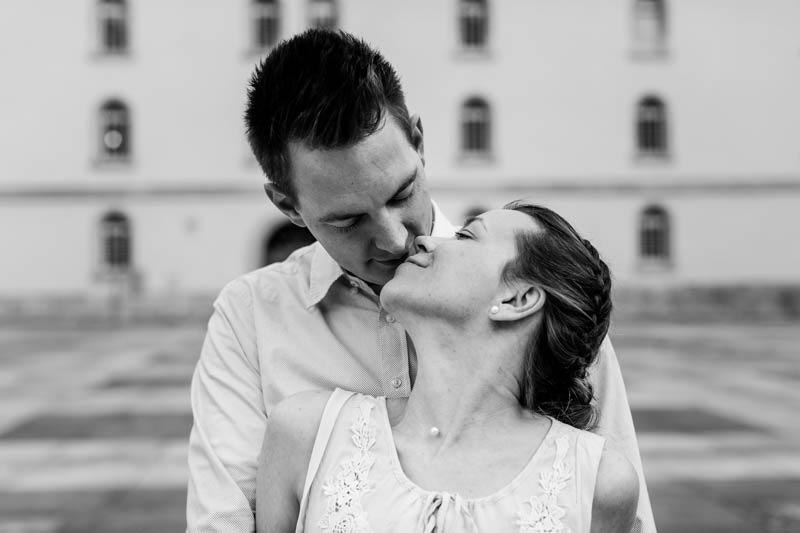 the kiss of lovers in luxembourg