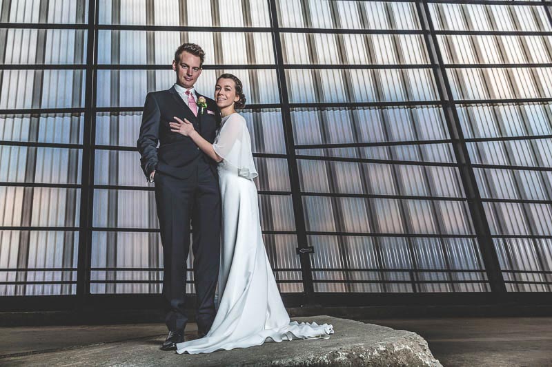 wedding photo at Belval factory
