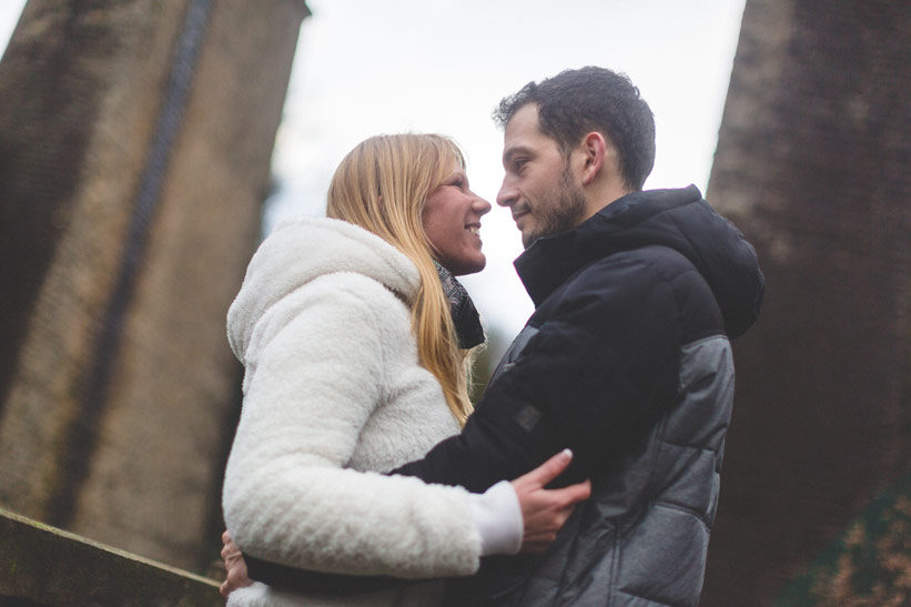 lovers under the bridge of luxembourg