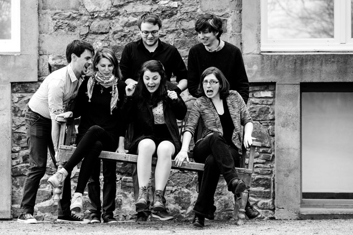 photo de groupe completement décalée