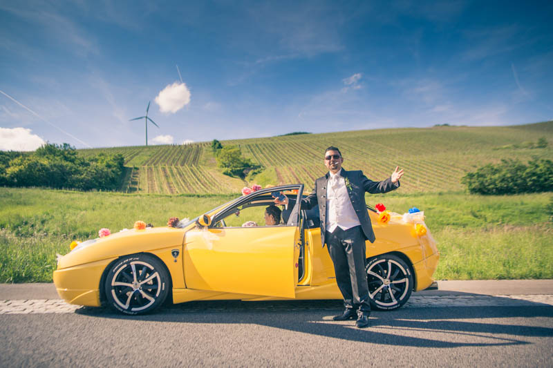 les mariés ont perdu le cortège !