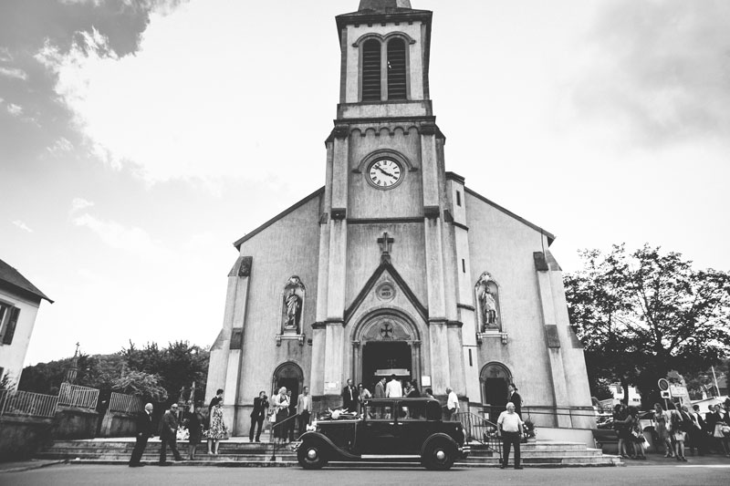 arrivée à léglise de serémange