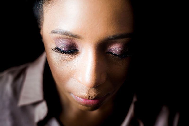 headshot with beautiful light on face