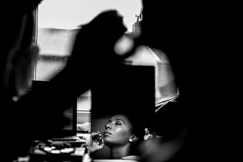 superb photograph of make up session