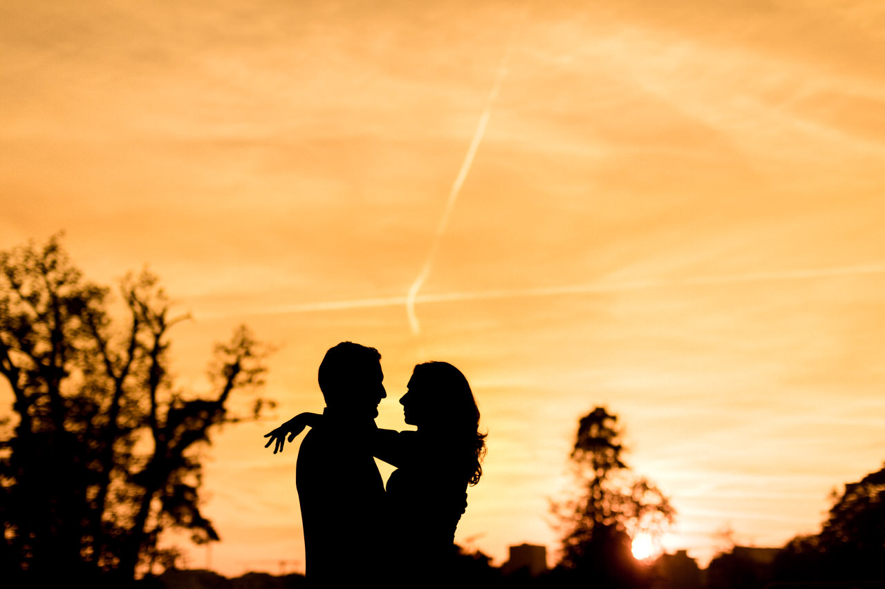 magnifique photo de silhouette dans le style twomannstudio