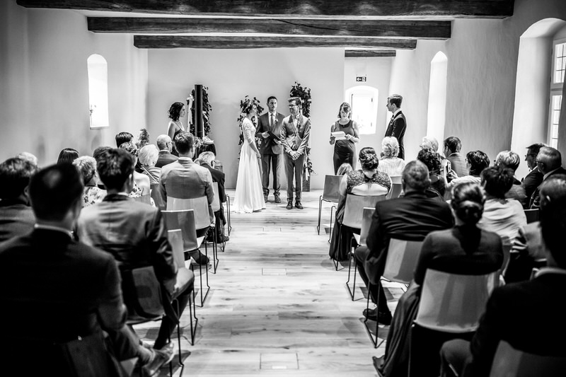 cérémonie laique dans le chateau de bourglinster