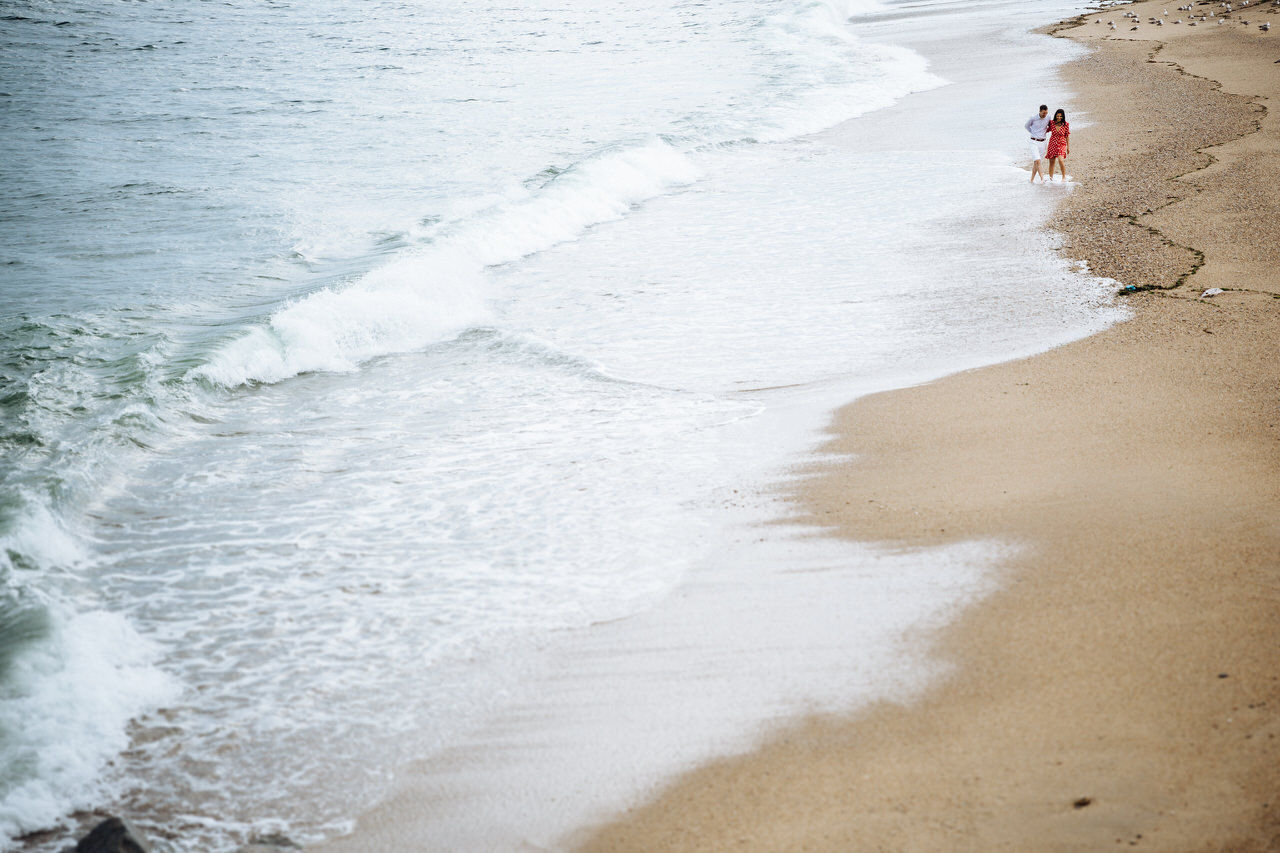 sur la plage de porto